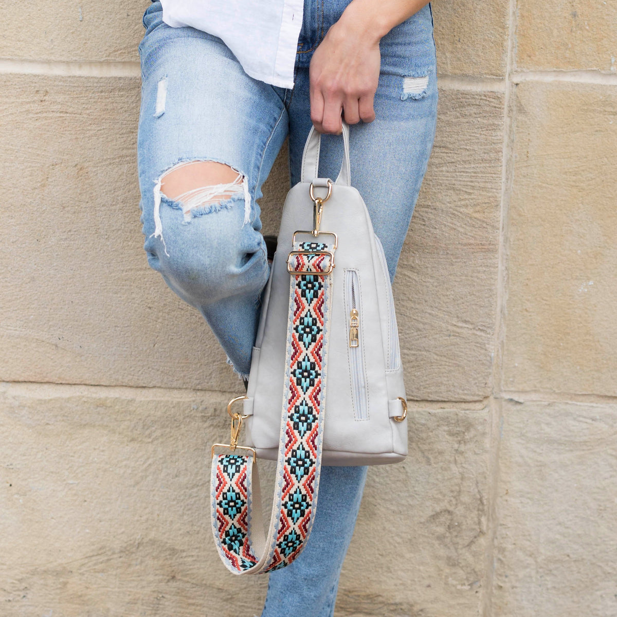 Evie Vegan Leather Crossbody Sling Bag