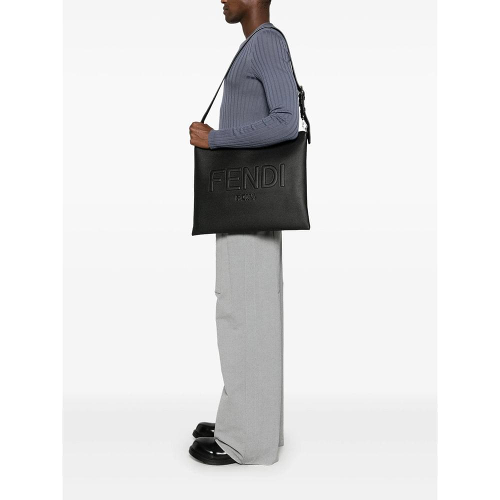 Fendi Black Shoulder Bags Men