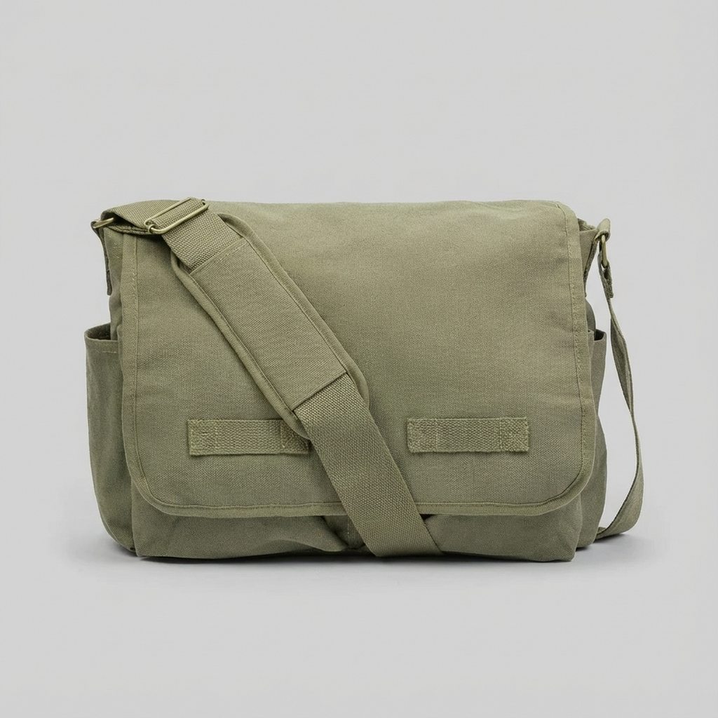 Men's Canvas Messenger Bag – Daily Commuter Carry
