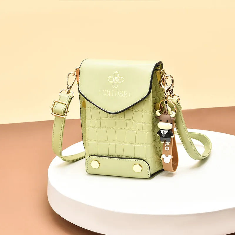 This exquisite, compact, and stylish crossbody bag is perfect for women on the go. It’s one-shoulder, portable, and versatile, making it a great choice for various occasions.