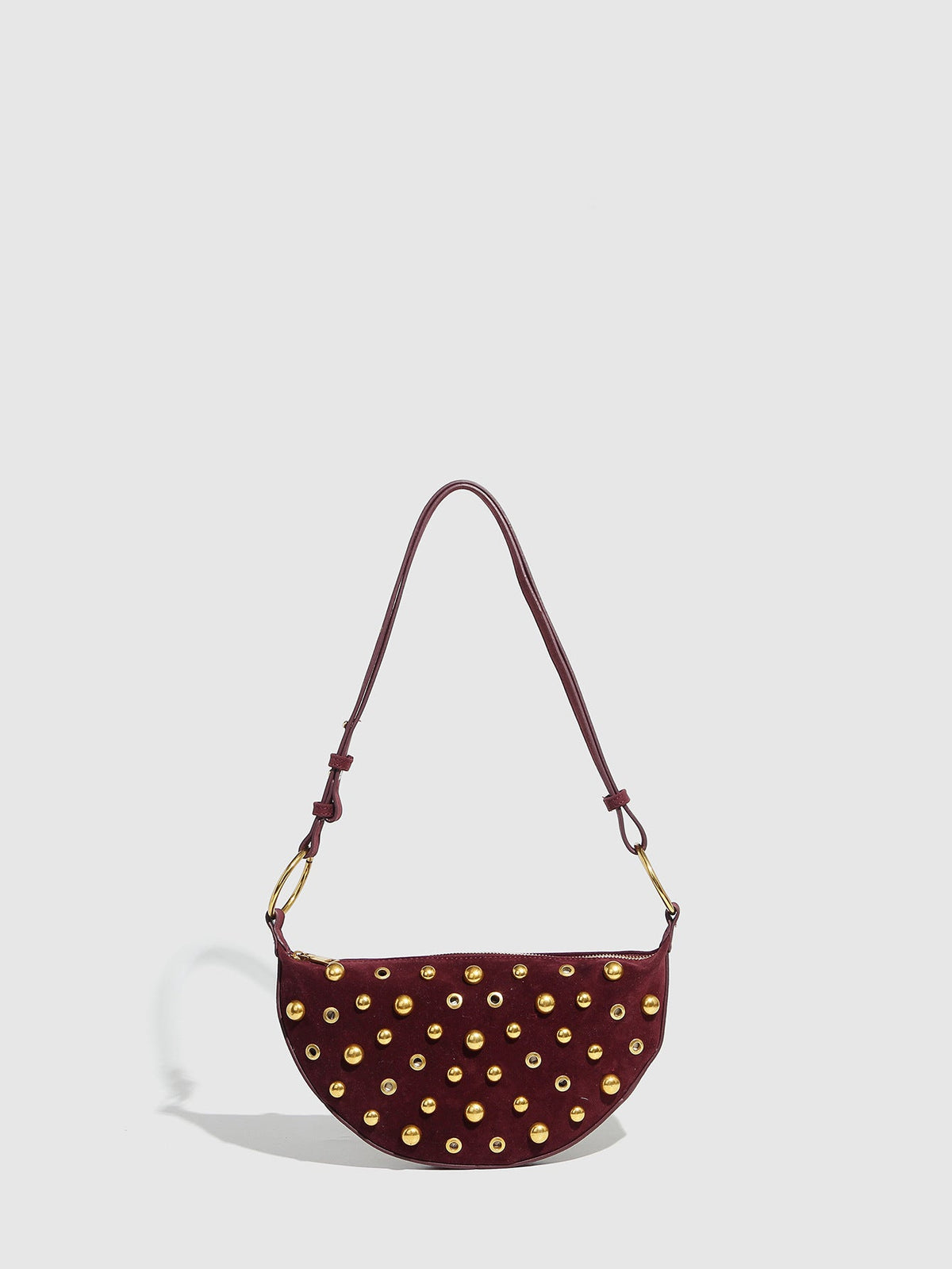 Motorcykel retro skuldertaske punk nitte nitte crossbody taske dametaske