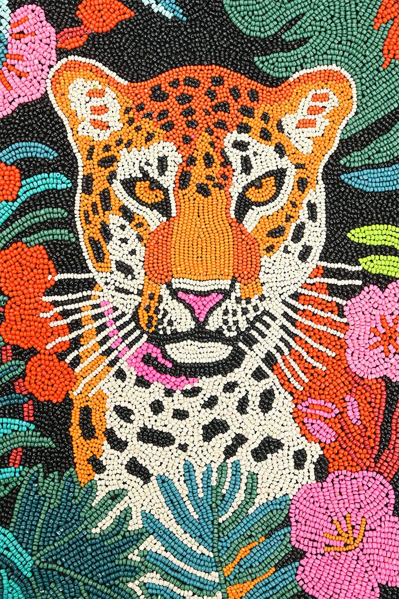 Tropisk Leopardudsmykket Tote