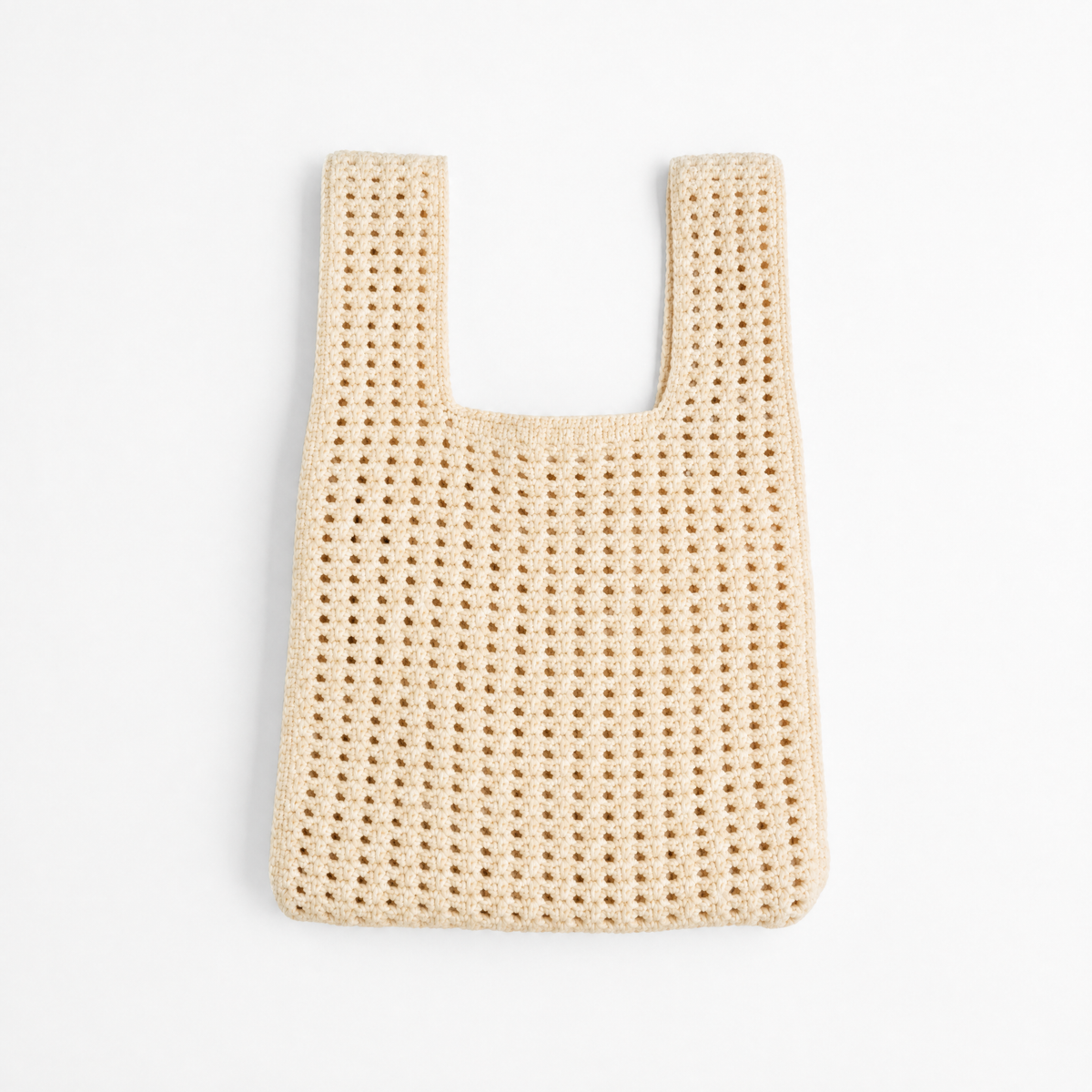 Oat Crochet Handbag