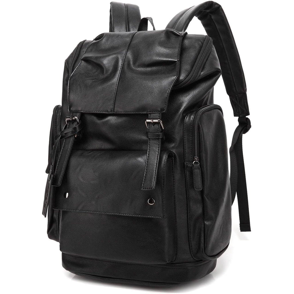 Men's Vegan Leather Backpack – Refined Daily Carry