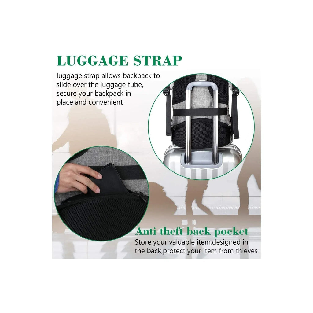 Men's Nylon Backpack – Executive Commuter Carry