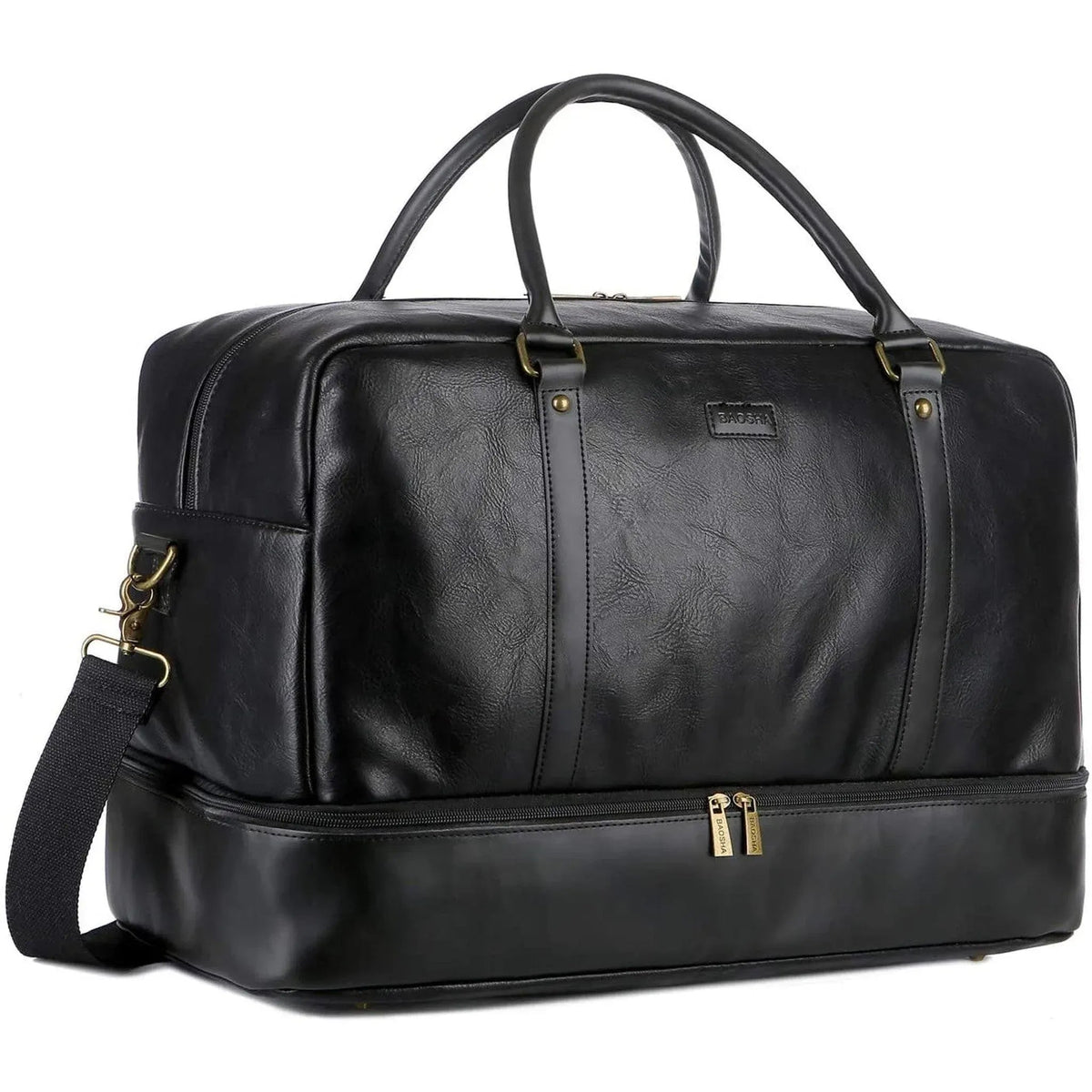 Men's Vegan Leather Duffel Bag – Professional Utility Carry