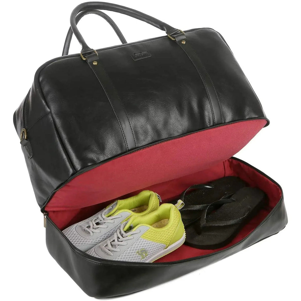 Men's Vegan Leather Duffel Bag – Professional Utility Carry