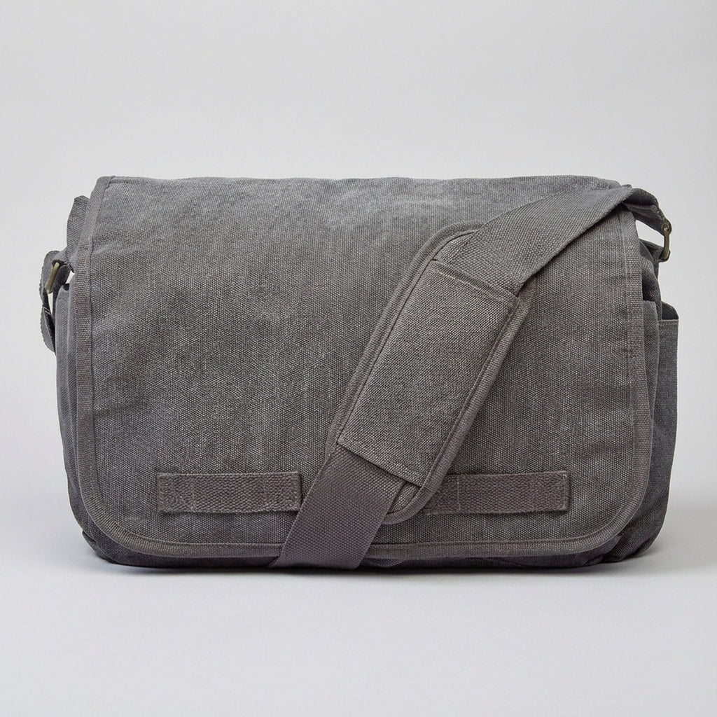Men's Canvas Messenger Bag – Daily Commuter Carry